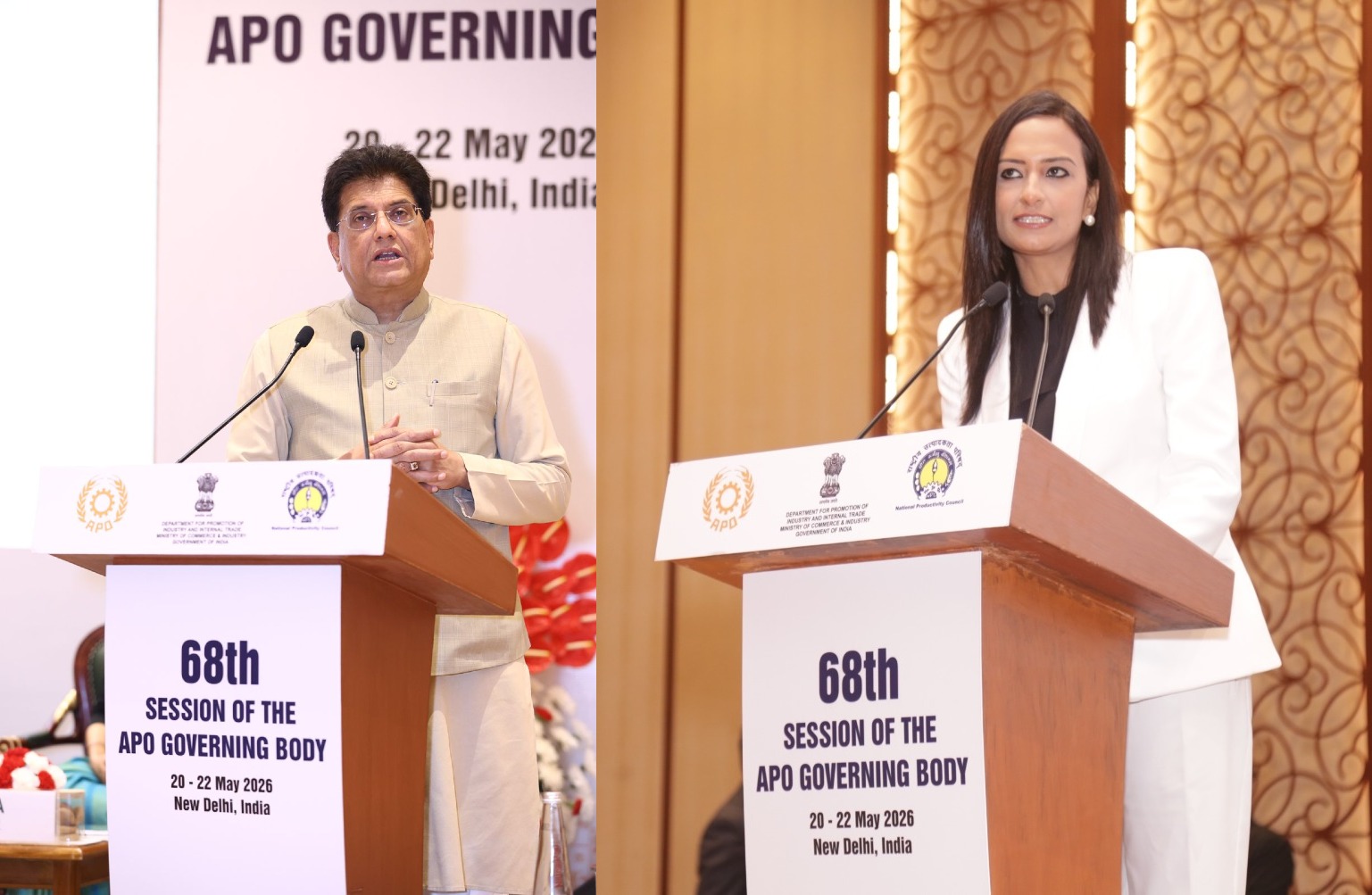 68th APO Session — Chief Guest Shri Piyush Goyal, Union Minister